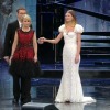Sanremo 2013, Bianca Balti in pizzo san gallo