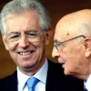 Mario Monti e Giorgio Napolitano