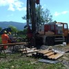 Carotaggi continui con perforazione a rotazione