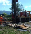 Carotaggi continui con perforazione a rotazione