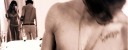 Belen Rodriguez in slip e reggiseno fotografa Stefano De Martino seminudo. In forma la coppietta!
