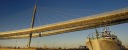 Draga urta il Ponte del Mare a Pescara, campate chiuse a pedoni e bici