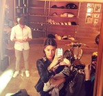 Belen Rodriguez, Stefano De Martino e Santiago