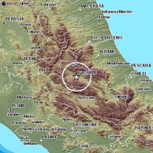 Magnitudo 2.4 epicentro nell'aquilano