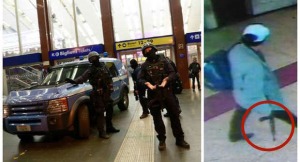 Roma, allarme a Termini per un uomo armato con un fucile giocattolo.