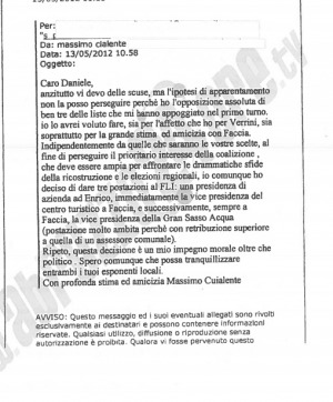 Le posizioni di Toto, Verini e Cialente