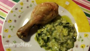 Zucchine e porri in salsetta saporita