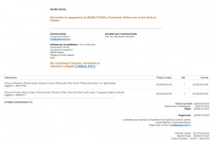 Attenti al Phishing! False mail di ordini online per rubarvi i dati dal computer!