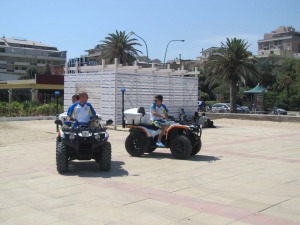 A Pescara avviato il servizio di soccorso in spiaggia con i quad