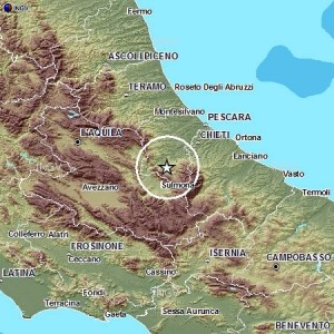 Terremoto: Scossa da 2,5 bacino Sulmona