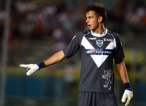 Nicola Leali con la maglia del Brescia