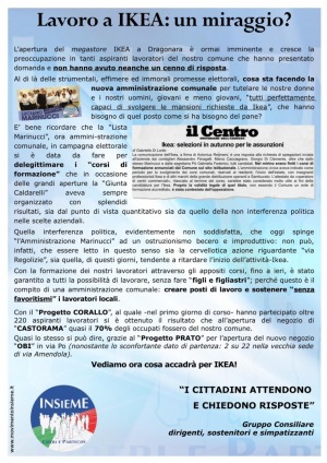 Le critiche del movimento "Insieme"