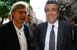 Barca e Sgarbi a L'Aquila per una ricognizione sui beni culturali