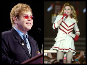 Elton Jonh duro contro Madonna: "...adesso sembra una dannata spogliarellista da luna park"