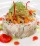 Rombo strambo con verdure croccanti e salsa all�aceto di mirtilli di Nicola Dragani