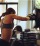 Elisabetta Canalis splendida insegnate di Krav Maga al Pitti Uomo