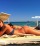 Belen Rodriguez e Stefano De Martino ospiti in spiaggia in Sardegna