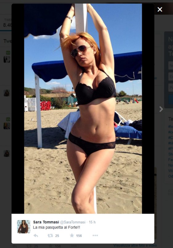 Sara Tommasi Torna In Se E Molla Andrea Dipr Sexy Bikini Al Forte