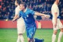 Verratti esulta dopo il suo primo gol in azzurro