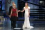 Sanremo 2013, Bianca Balti in pizzo san gallo