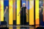 Sanremo 2013, il look di Malika Ayane cambia poco nel look, il make up concentrato sulla bocca