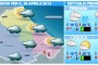 Tempo instabile al nord e sulla Sardegna