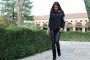 Chiara Biasi: pantaloni in pelle e "felpa di lusso" @chiarabiasi