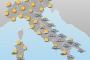 Il tempo: in settimana nuvolosita' e schiarite sull'Italia