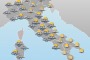Il tempo, settimana di nuvole e pioggia, sabato migliora
