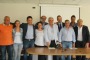 Foto di gruppo della società neroverde