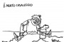 morte Casaleggio, vignetta Vauro