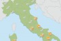 Situazione di cielo coperto su tutta la penisola, precipitazioni anche nevose al nord