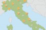 Nubi e Pioggia sulla penisola, qualche nevicata sulla alpi occidentali