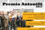 Premio Antonilli, Sabato 27 la proclamazione del vincitore