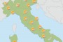 Nuvolosità diffusa sulla Penisola con temporali anche di forte intensità