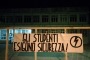 Furto al Gallilei di Lanciano, Striscione del Blocco Studentesco, "Gli studenti esigono sicurezza"