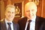 Il presidente Elio Gizzi insieme al dg bianconero Marotta