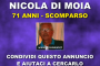 Scomparso da 3 giorni, la famiglia cerca Nicola Di Moia