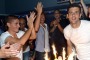 Marco Verratti al party del compagno Thiago Motta