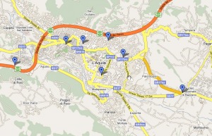 La mappa interattiva della dislocazione temporanea delle Farmacie 