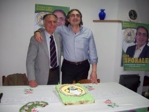 Alex Caporale con il sindaco Pupillo 