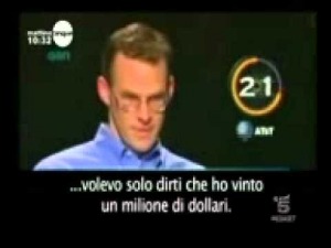 Vince un milione di dollari senza aiuti! 