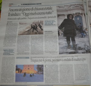 Una strana foto su La Repubblica 