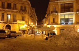 Ieri collegamento dal centro storico con "Porta a Porta" 