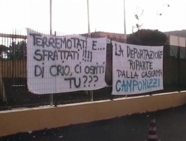 Sit in Campomizzi il 20 marzo: basta deportazioni degli sfollati ...