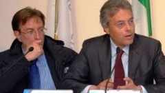 Massimo Cialente e Gianni Chiodi in un'immagine di repertorio