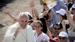 Papa Francesco a Campobasso - Foto ANSA