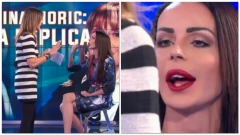 Rissa tra Paola Perego e Nina Moric a Domenica In