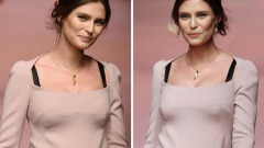 Bianca Balti sfila con il pancione per Dolce e Gabbana