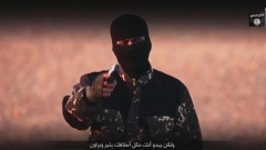 miliziano dell'ISIS sfida la Gran Bretagna